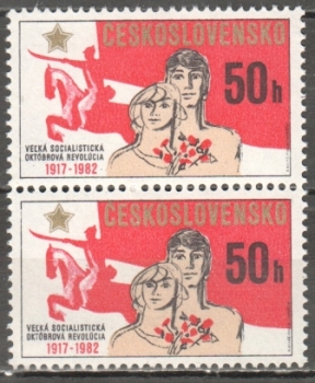 2561 pár - svisle ** - 1982
